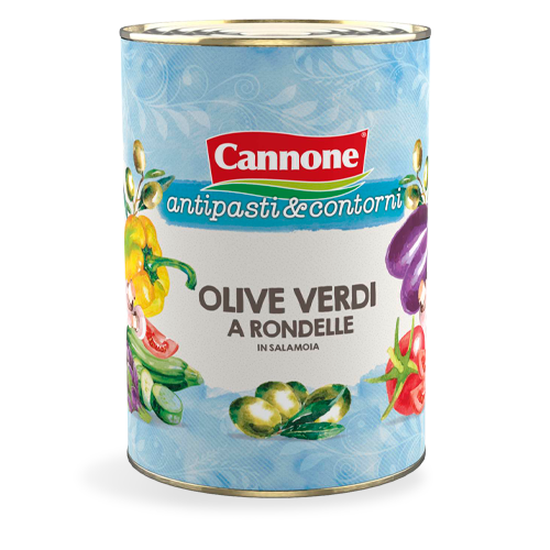 Olivy zelené krájené Cannone 4kg